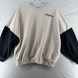1283 WM - Playboy by PacSun Colorblock Crewneck Sweatshirt